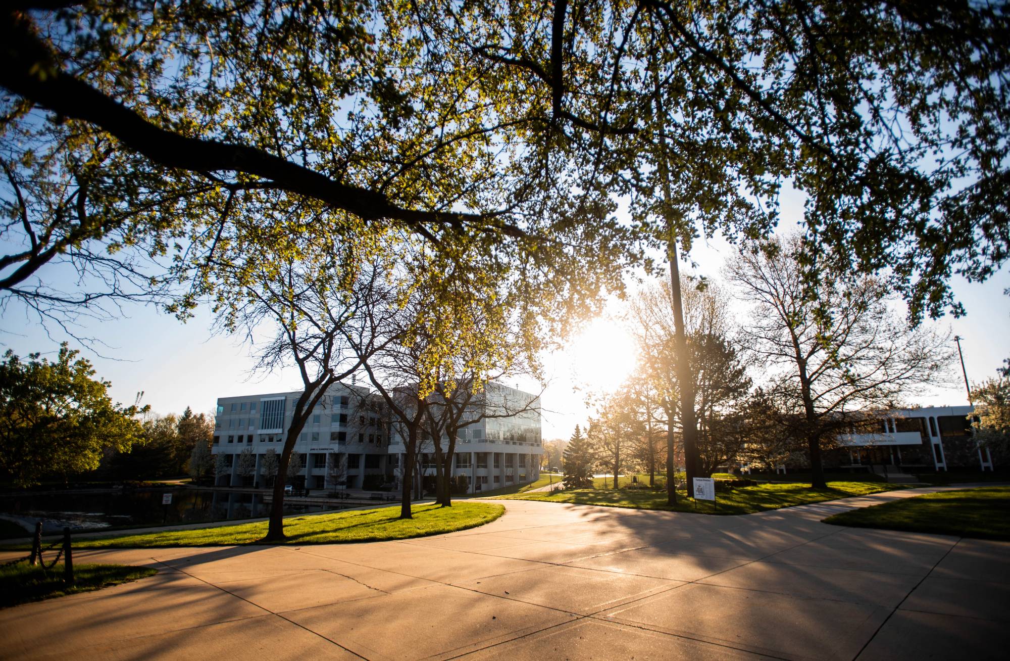 Sunrise by Zumberge Hall